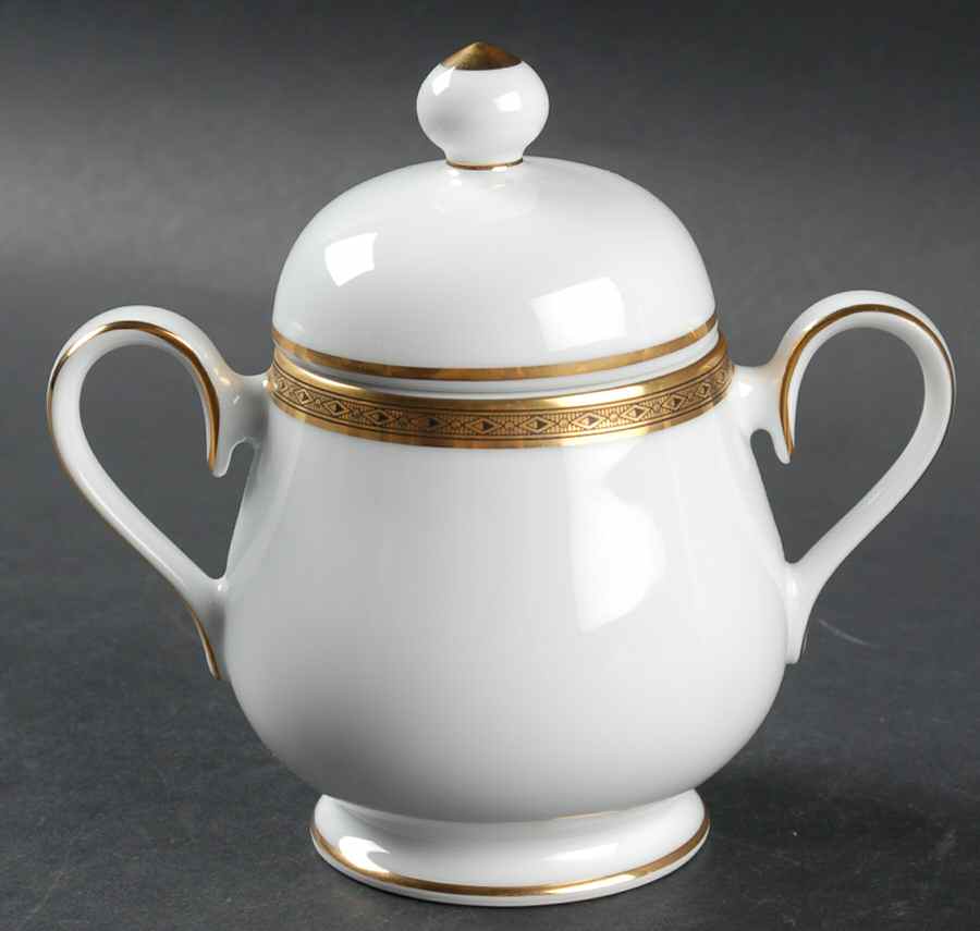 Golden Myth Sugar Bowl & Lid by Noritake-1