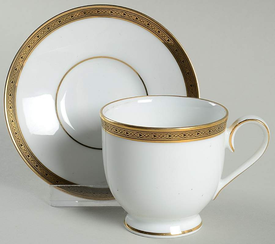 Golden Myth Footed Demitasse Cup & Saucer Set by Noritake-1