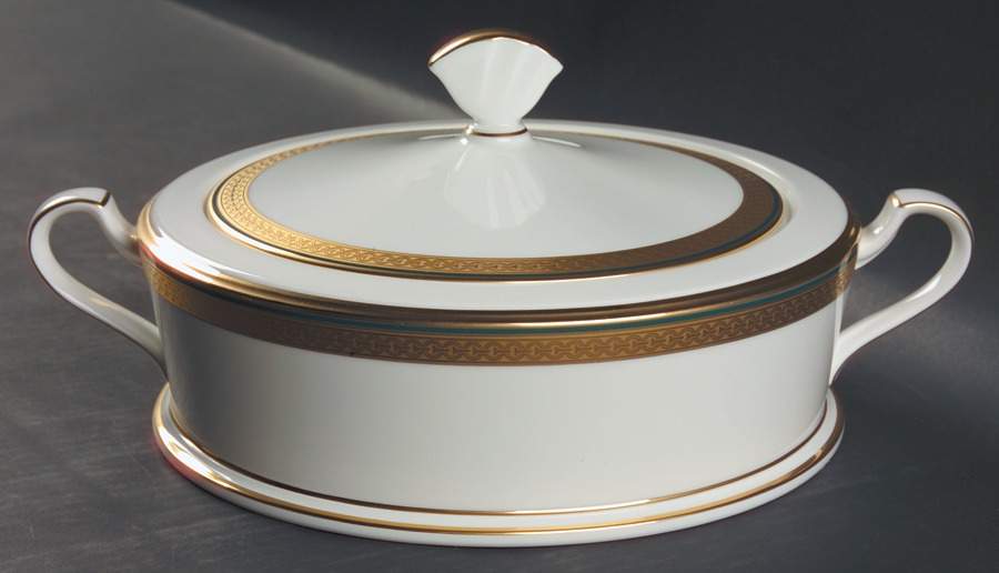 Golden Mastery Round Covered Vegetable by Noritake-1