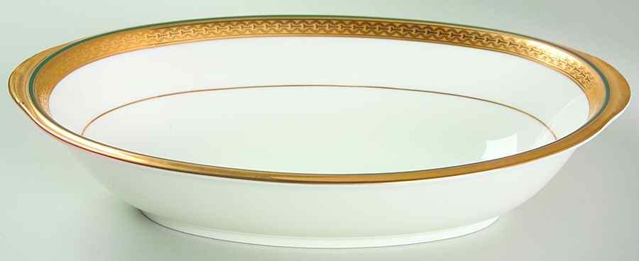 Golden Mastery 10" Oval Vegetable Bowl by Noritake-1