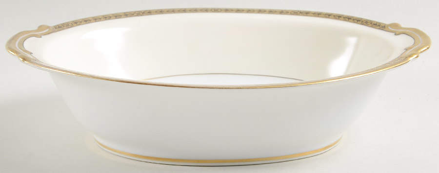 Goldnoir 9" Oval Vegetable Bowl by Noritake-1