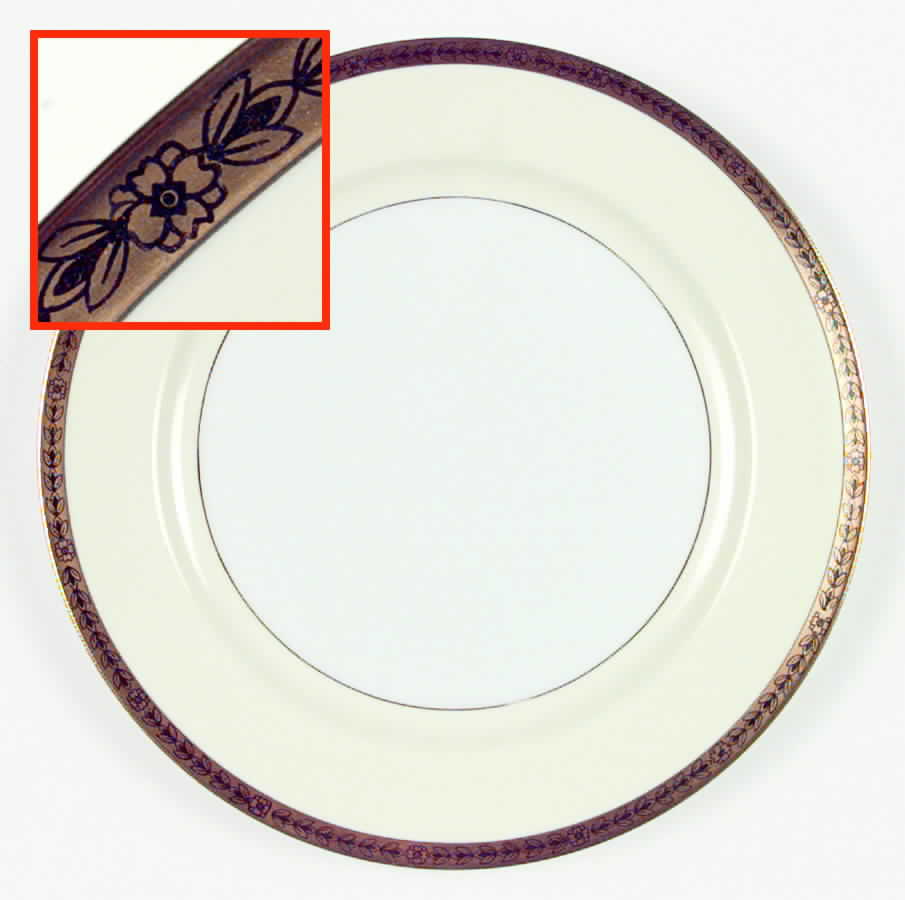 Goldnoir Dinner Plate by Noritake-1
