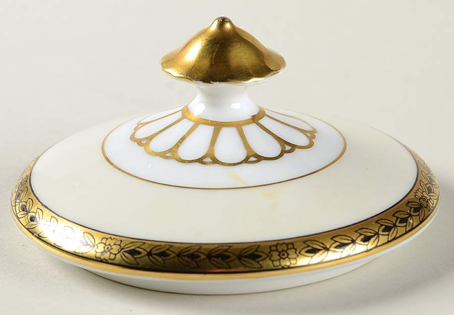 Goldnoir Lid for Sugar Bowl by Noritake-1