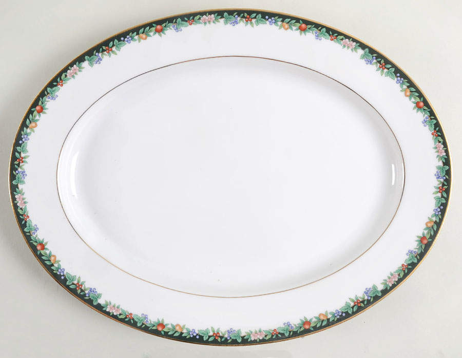Golden Orchard 13" Oval Serving Platter by Noritake-1