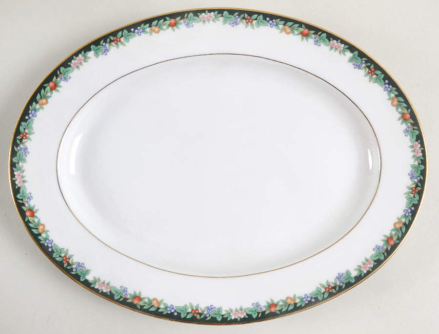 Golden Orchard 11" Oval Serving Platter by Noritake-1
