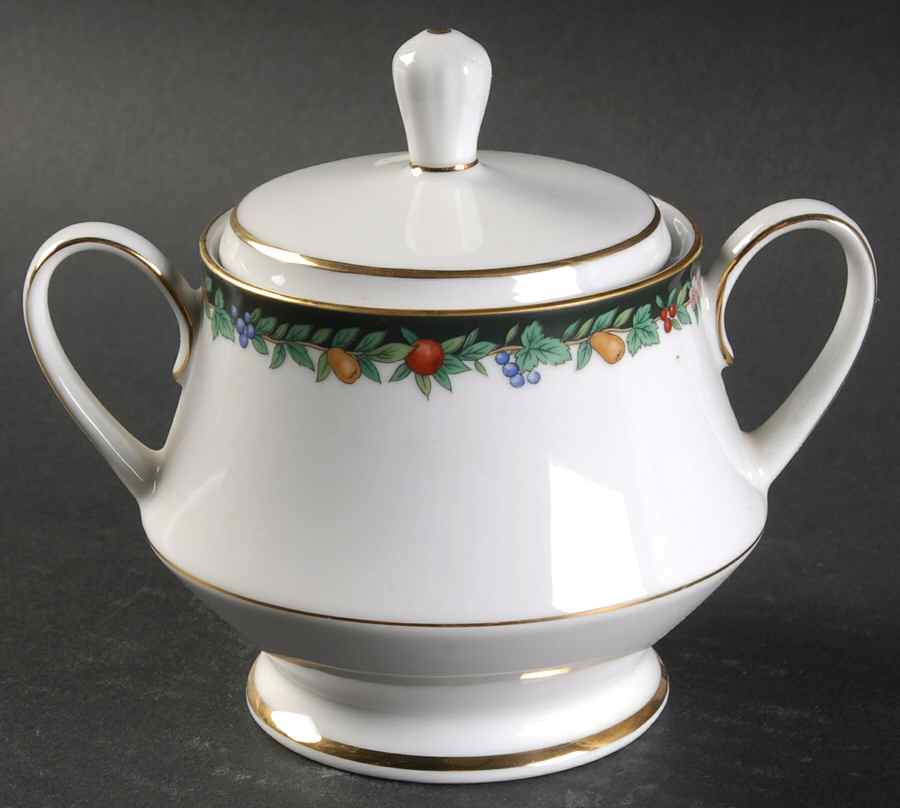 Golden Orchard Sugar Bowl & Lid by Noritake-1