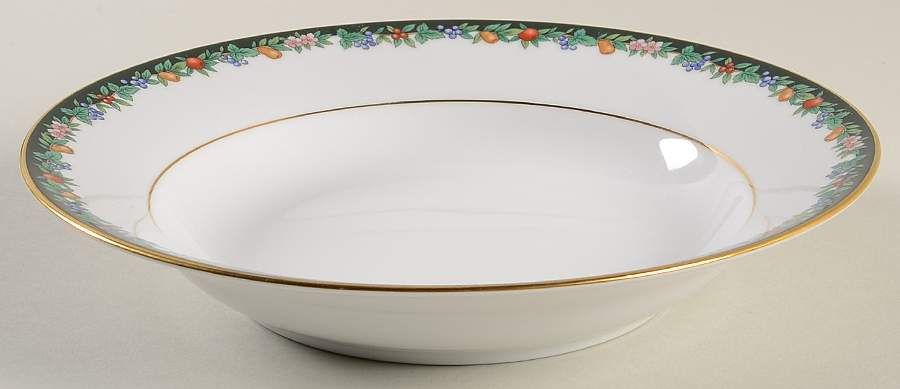 Golden Orchard Large Rim Soup Bowl by Noritake-1