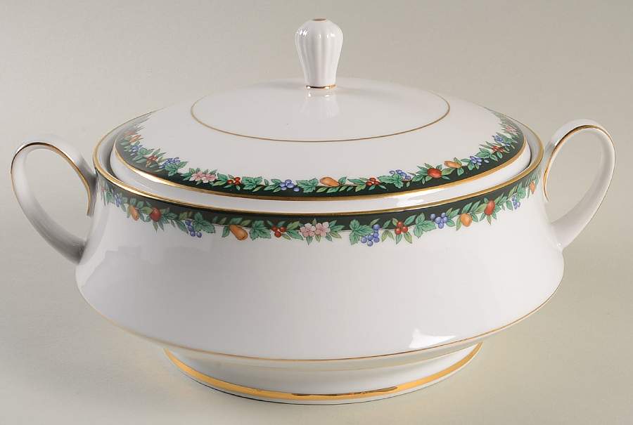 Golden Orchard Round Covered Vegetable by Noritake-1