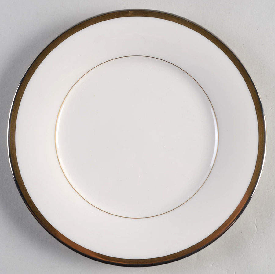 Gold and Platinum Bread & Butter Plate by Noritake-1