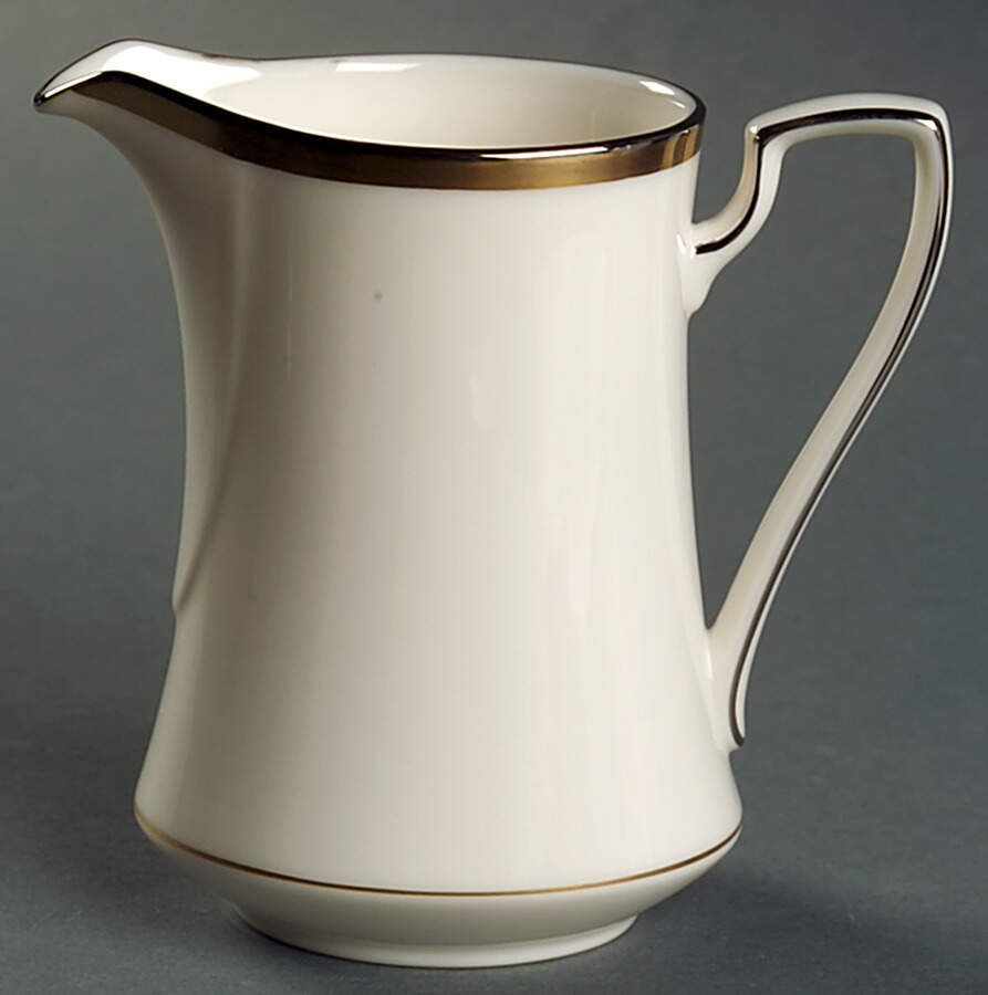 Gold and Platinum Creamer by Noritake-1