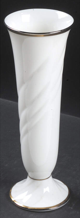 Gold and Platinum 8" Vase by Noritake-1