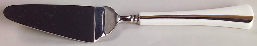 Gold and Platinum Pie Server with Stainless Blade by Noritake-1