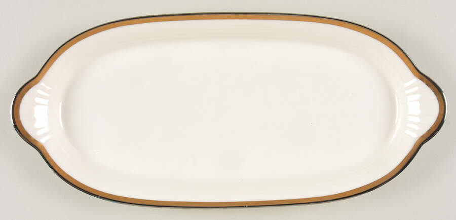 Gold and Platinum Canape Tray by Noritake-1