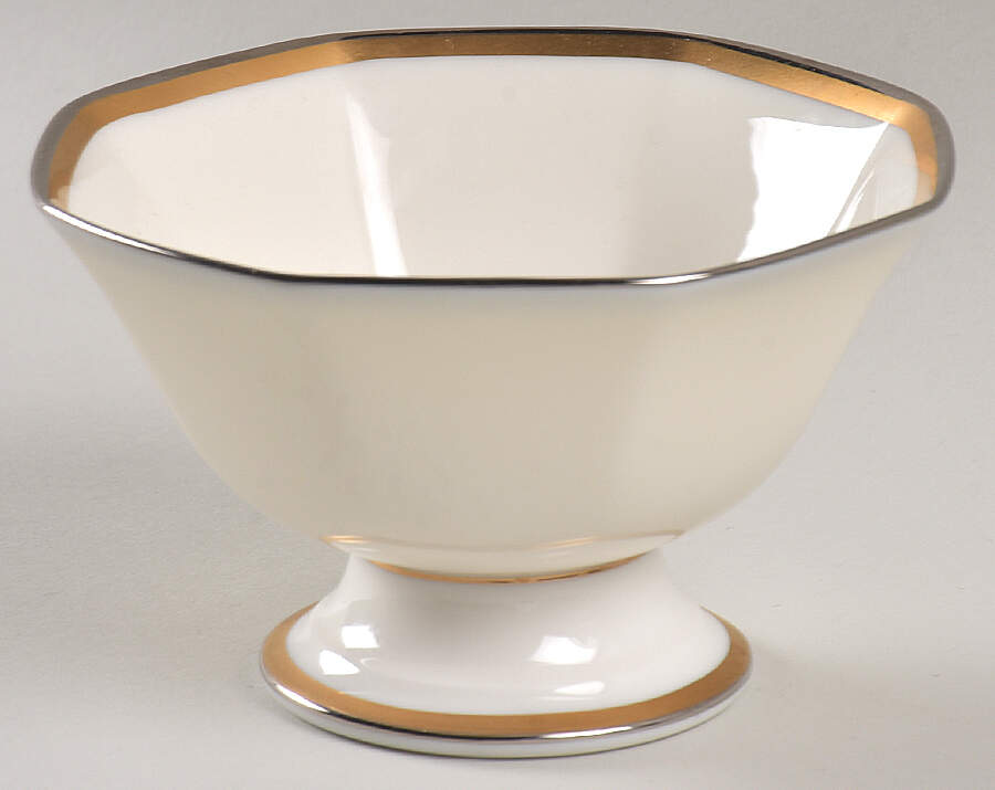 Gold and Platinum Individual Bowl by Noritake-1