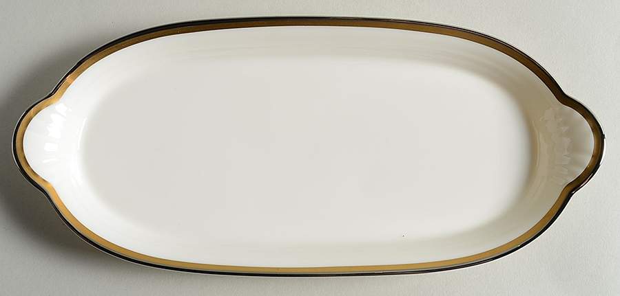 Gold and Platinum Relish by Noritake-1