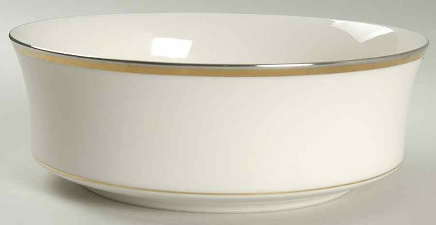 Gold and Platinum 8" Salad Serving Bowl by Noritake-1