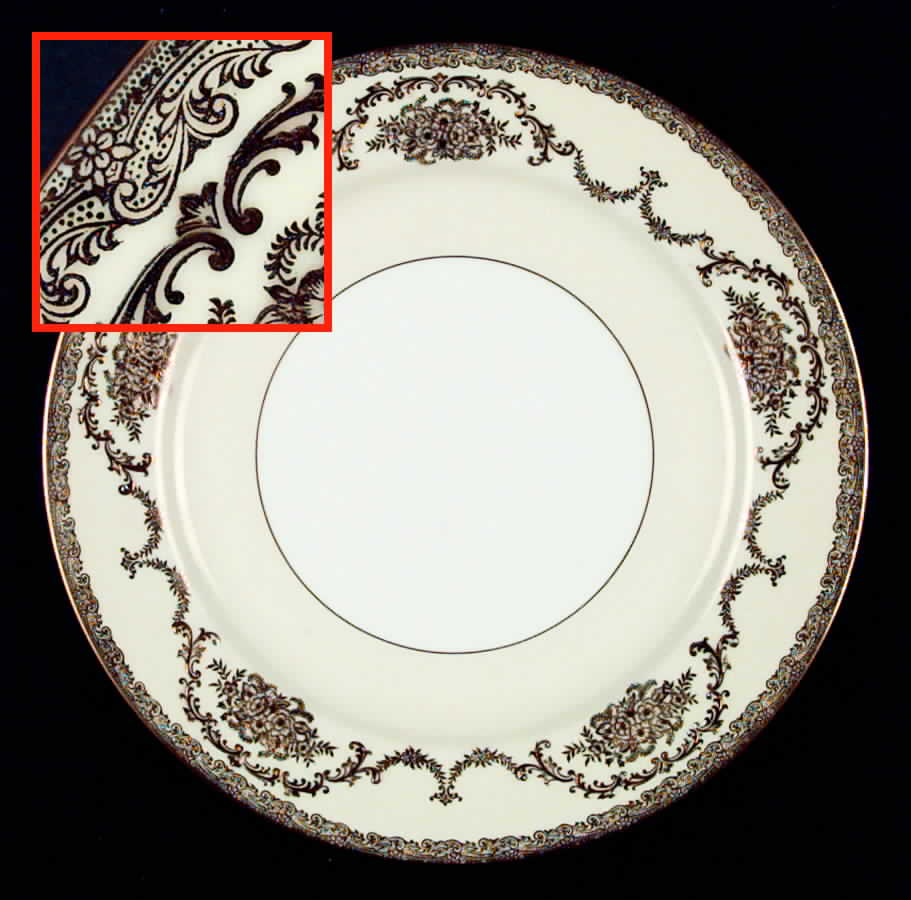 Gold Queen Dinner Plate by Noritake-1
