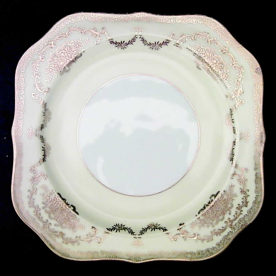Gold Queen Square Salad Plate by Noritake-1