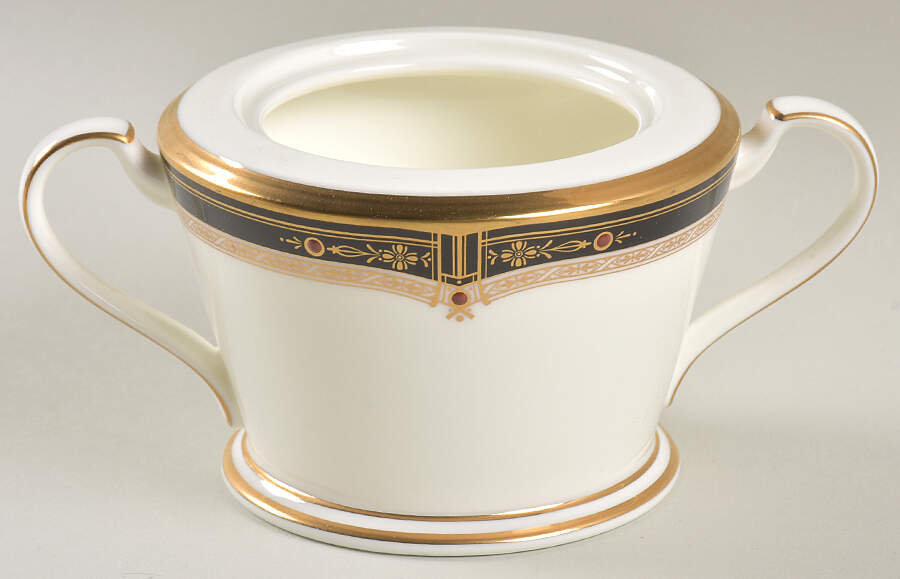 Gold and Sable Sugar Bowl No Lid by Noritake-1