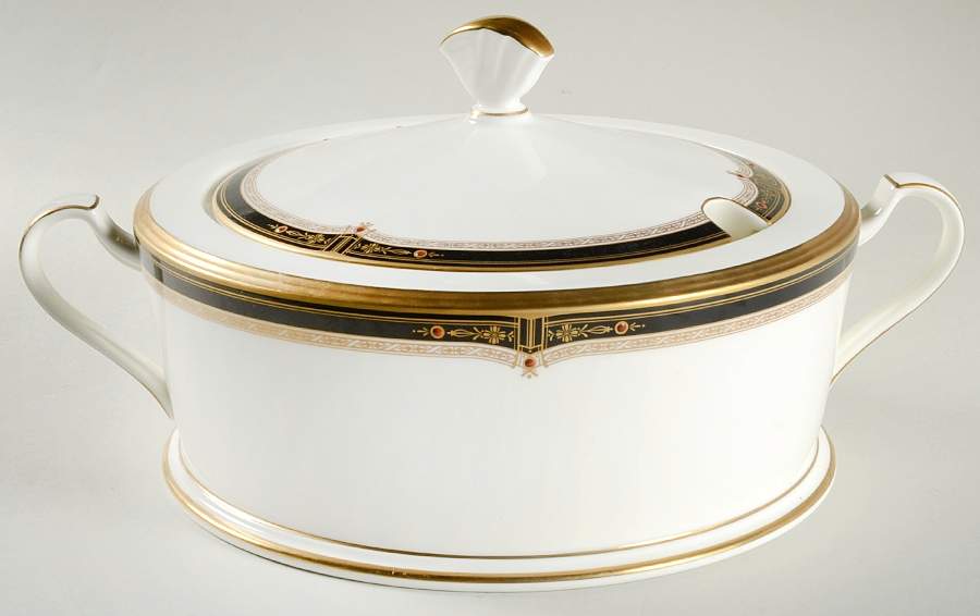 Gold and Sable Tureen &  Lid by Noritake-1