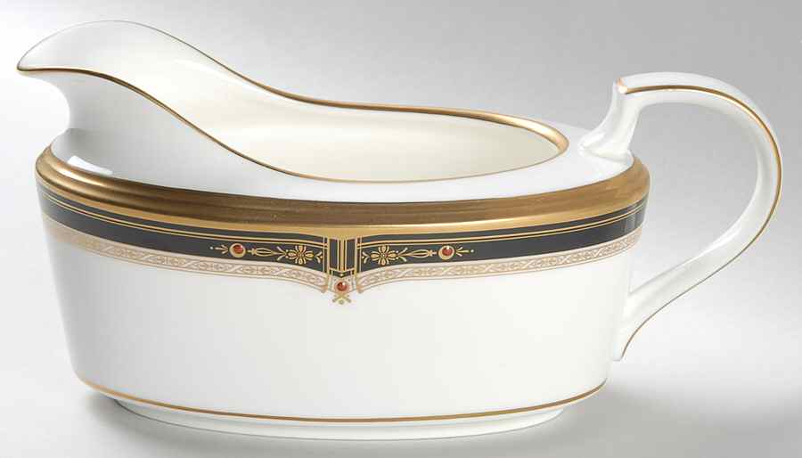 Gold and Sable Gravy Boat by Noritake-1