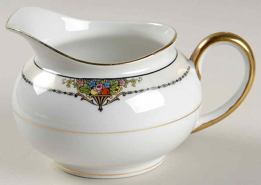 Gotham (Gold) Creamer by Noritake-1
