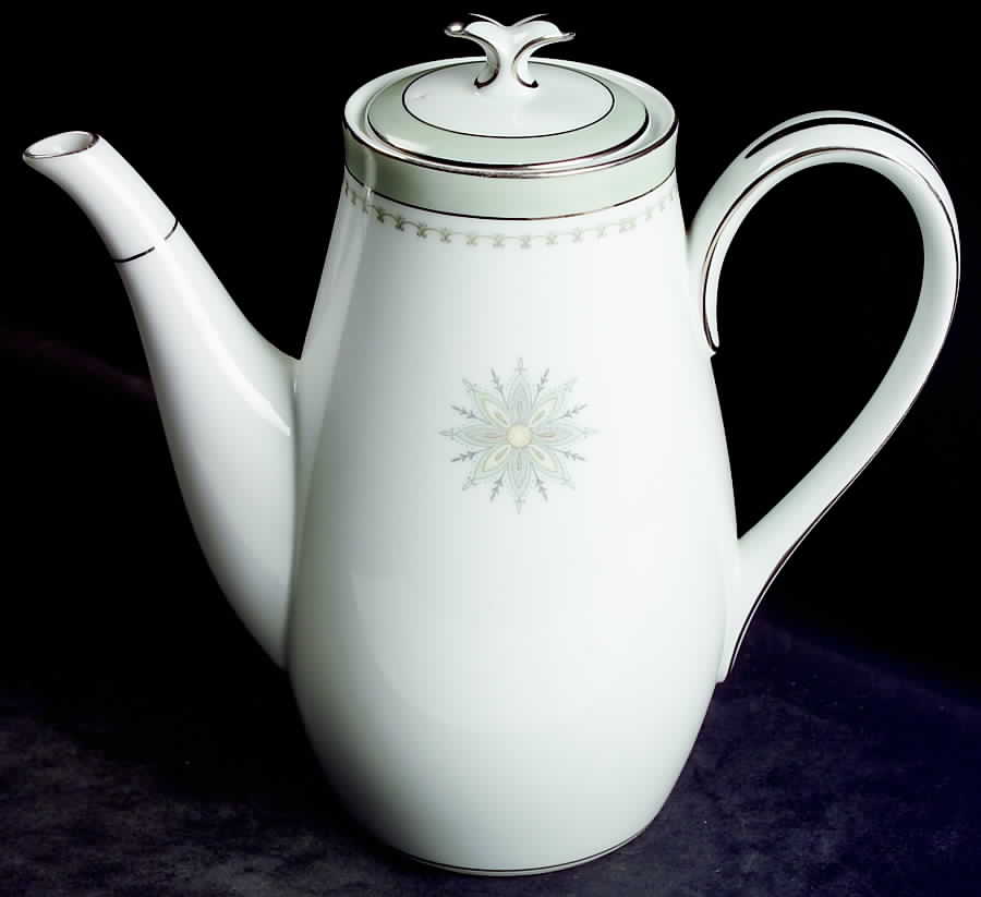 Gotham (Platinum) Coffee Pot & Lid by Noritake-1