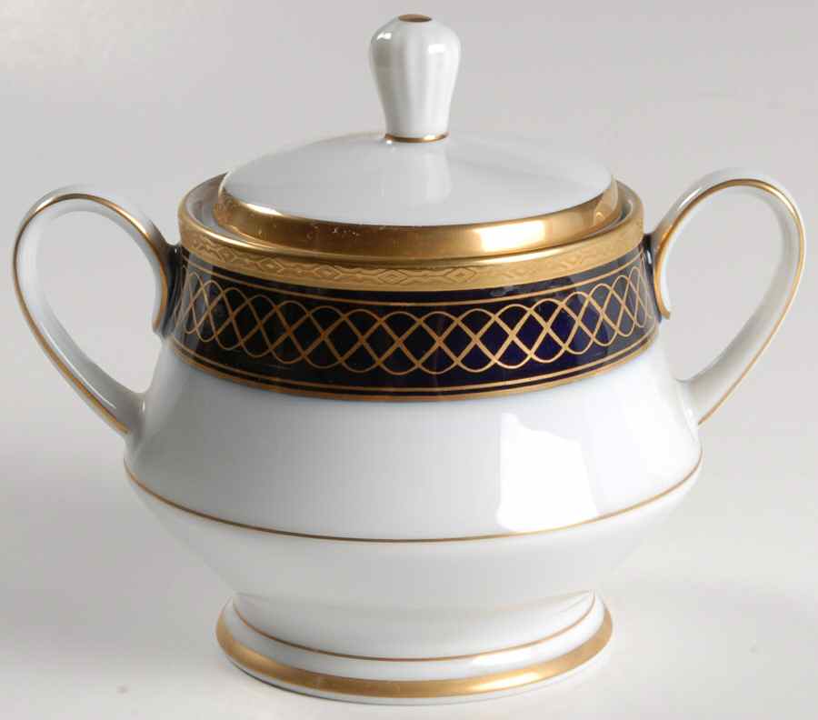 Golden Twilight Sugar Bowl & Lid by Noritake-1