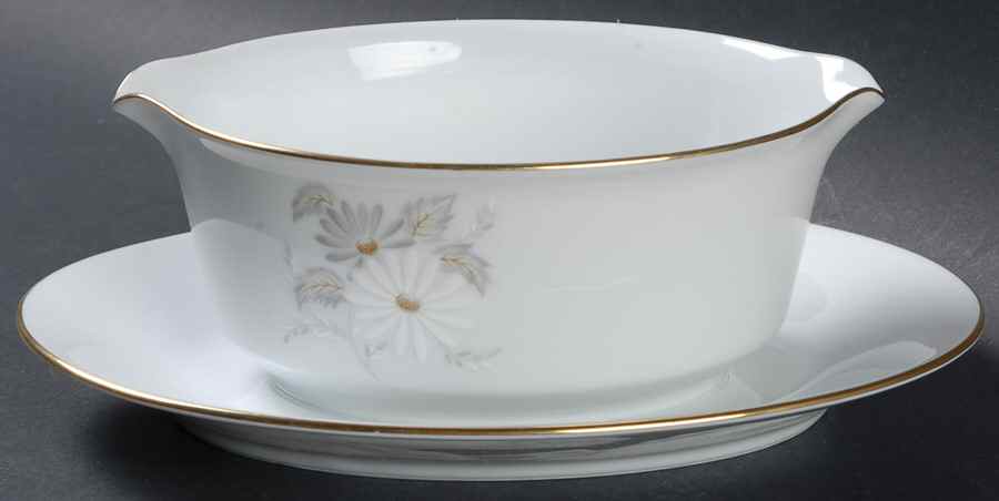 Grace Gravy Boat with Attached Underplate by Noritake-1