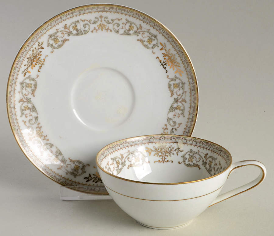 Gracelyn Flat Cup & Saucer Set by Noritake-1