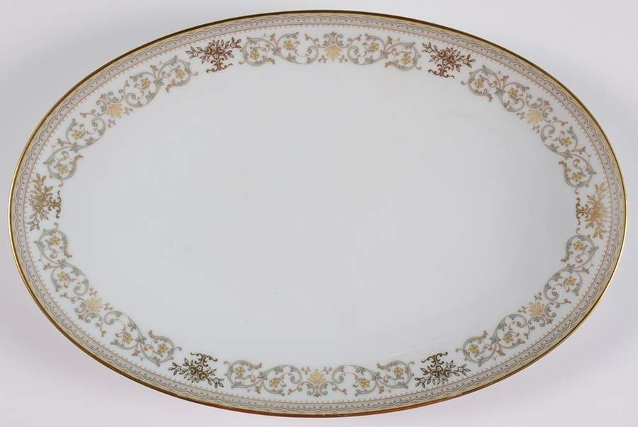 Gracelyn 14" Oval Serving Platter by Noritake-1