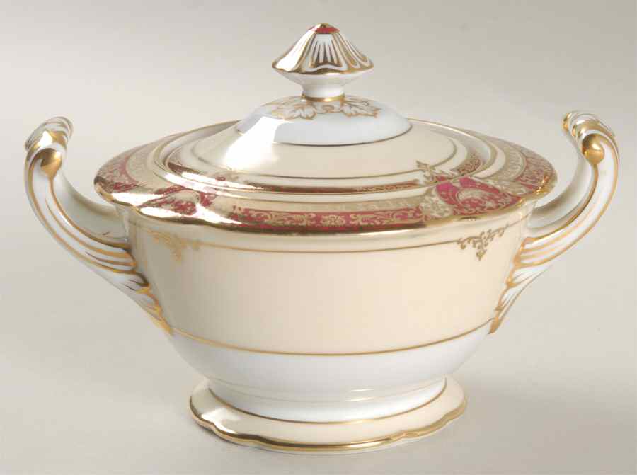 Graceland Sugar Bowl & Lid by Noritake-1