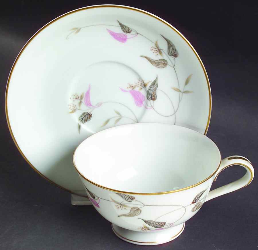 Gracia Footed Cup & Saucer Set by Noritake-1