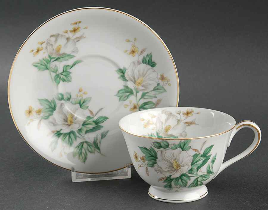 Gramercy Footed Cup & Saucer Set by Noritake-1
