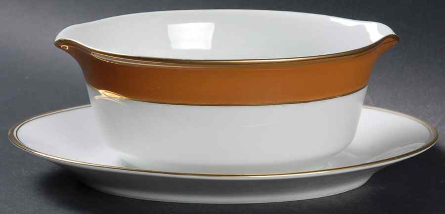 Granada Gravy Boat with Attached Underplate by Noritake-1
