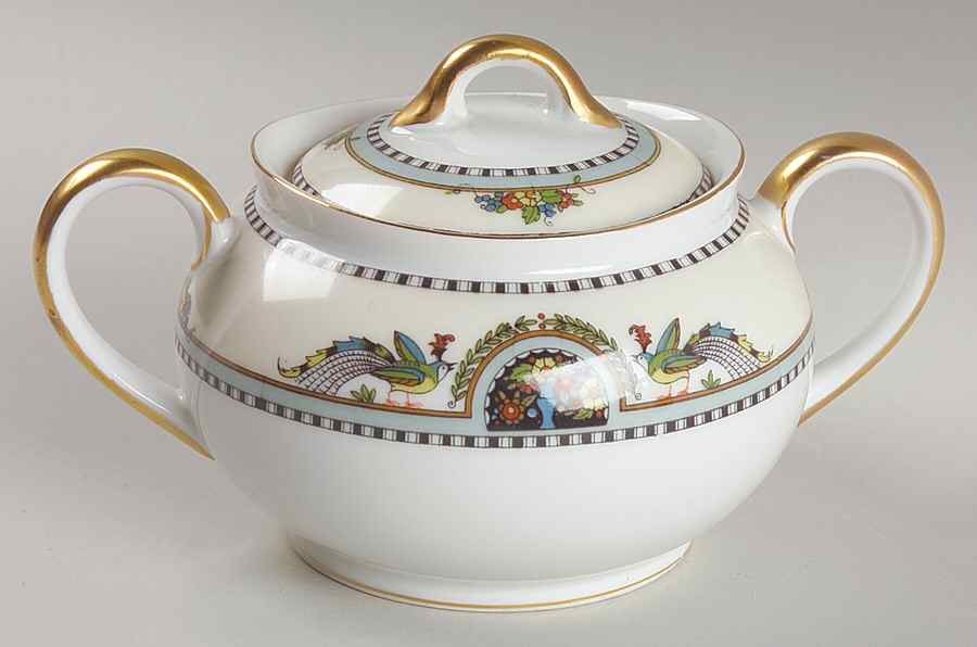 Granada Sugar Bowl & Lid by Noritake-1