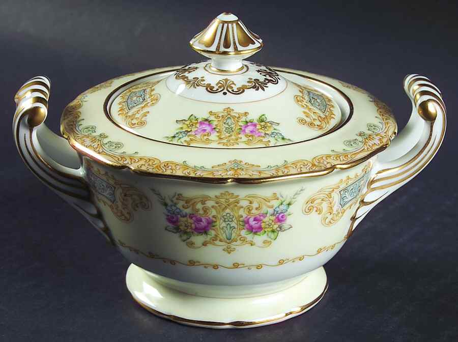 Grandeur Sugar Bowl & Lid by Noritake-1