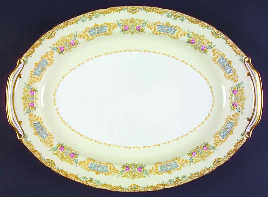 Grandeur 16" Oval Serving Platter by Noritake-1