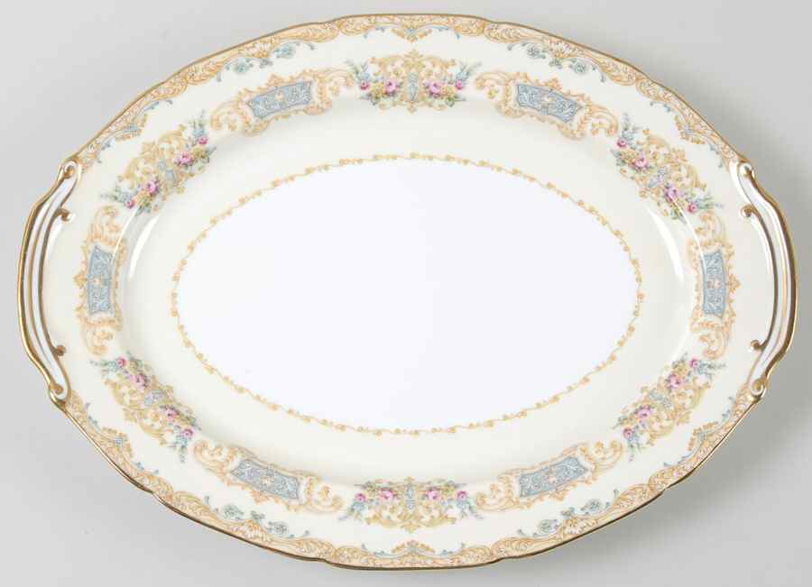 Grandeur 13" Oval Serving Platter by Noritake-1