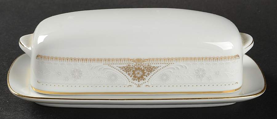 Grandeur 1/4 Lb Covered Butter by Noritake-1