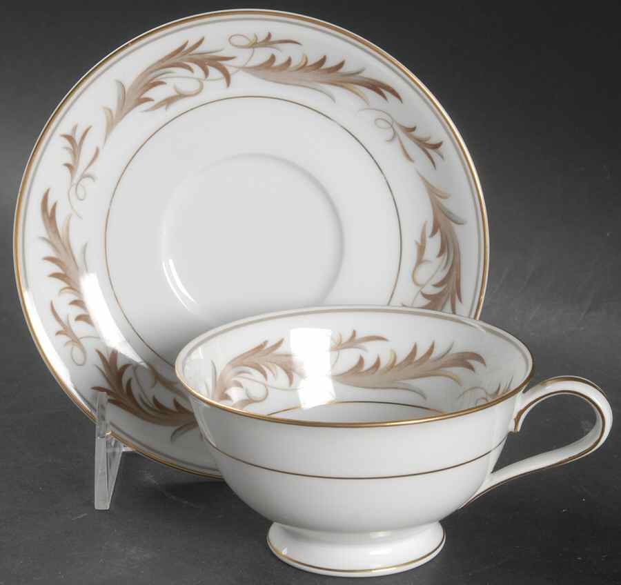 Granville Footed Cup & Saucer Set by Noritake-1