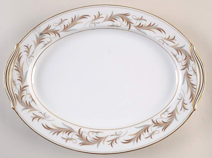 Granville 13" Oval Serving Platter by Noritake-1