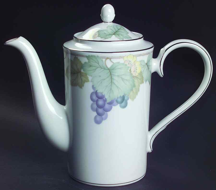 Grape Arbor Coffee Pot & Lid by Noritake-1