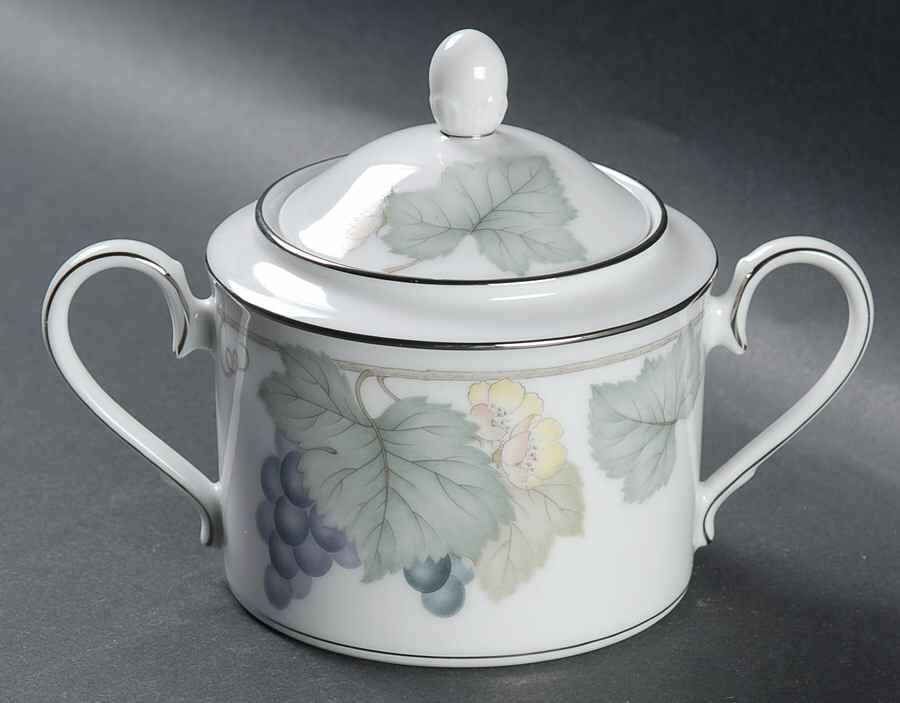 Grape Arbor Sugar Bowl & Lid by Noritake-1