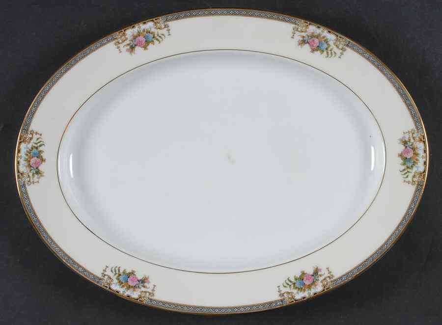 Grasmere 13" Oval Serving Platter by Noritake-1