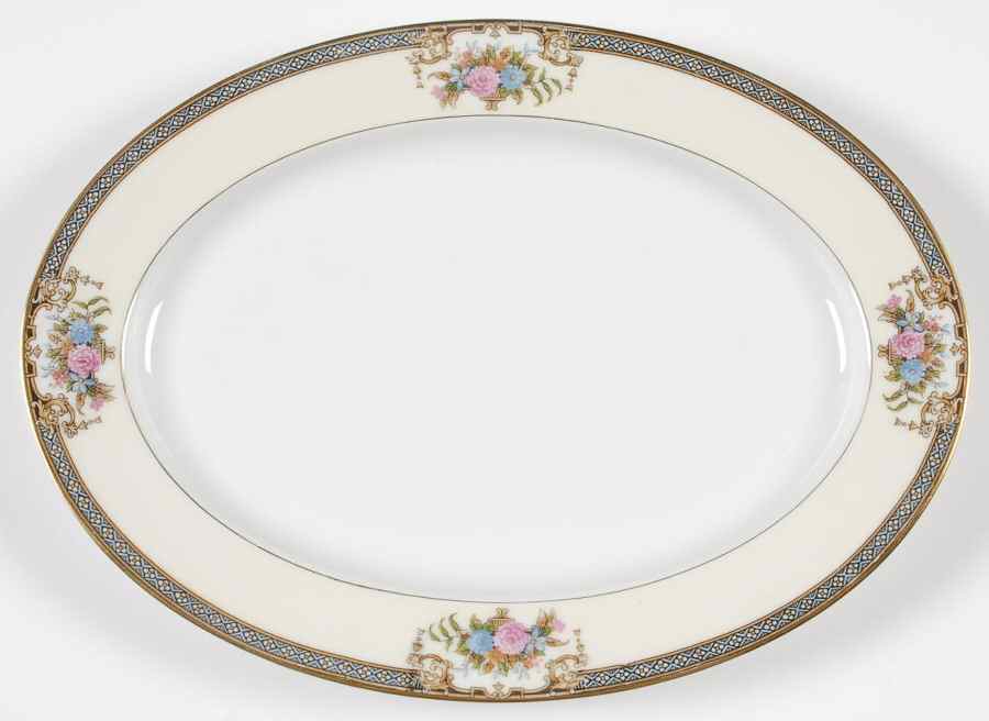 Grasmere 10" Oval Serving Platter by Noritake-1