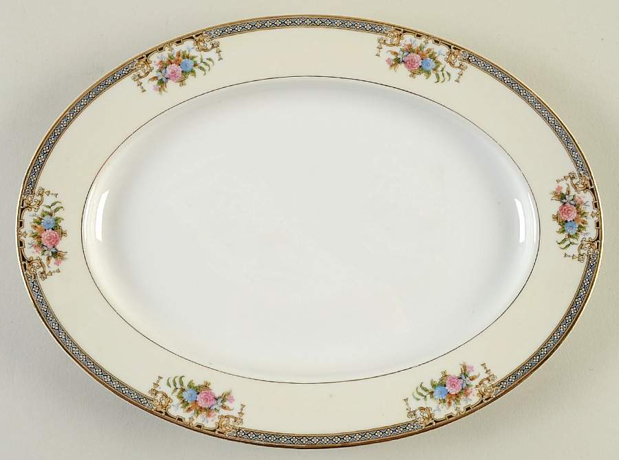 Grasmere 11" Oval Serving Platter by Noritake-1