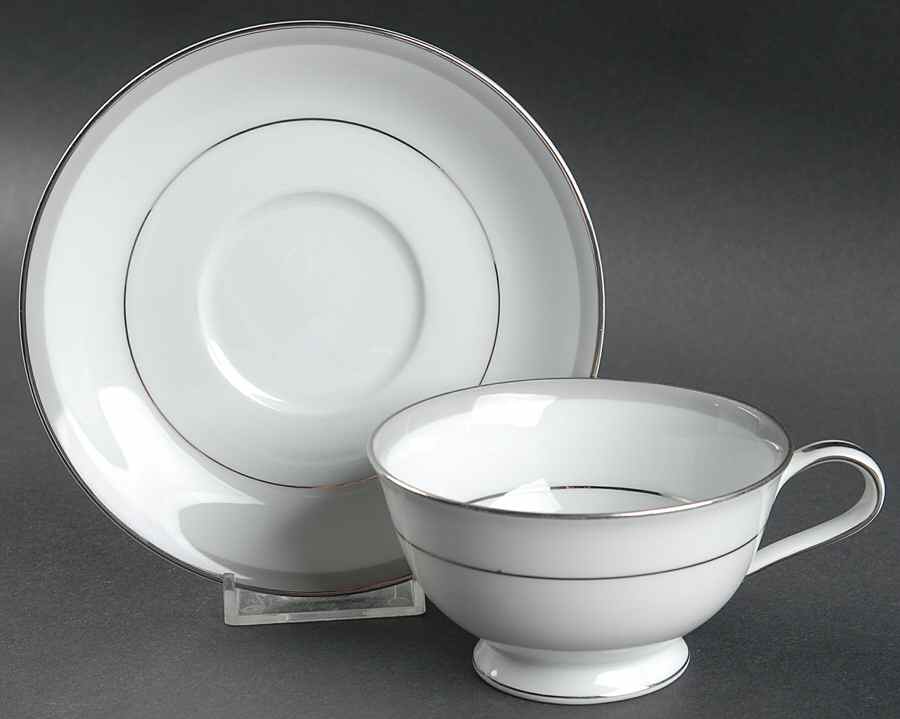 Graymere Footed Cup & Saucer Set by Noritake-1