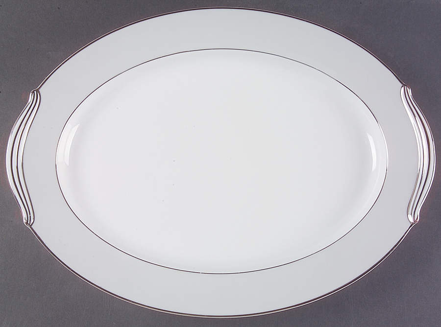 Grayburn 16" Oval Serving Platter by Noritake-1