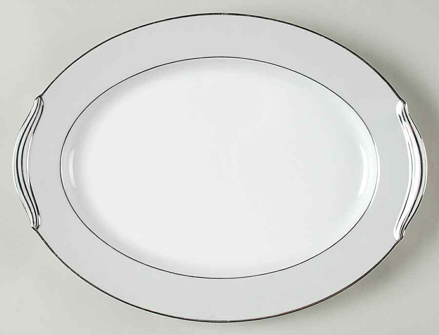 Grayburn 13" Oval Serving Platter by Noritake-1